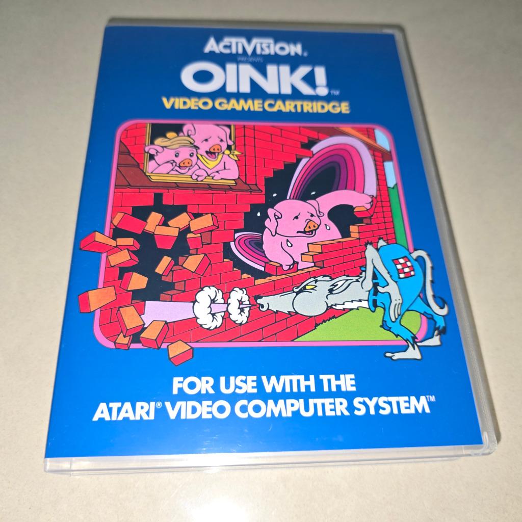 Oink! Atari 2600 Game Case, Games en Spelcomputers, Games | Atari, Verzenden, Zo goed als nieuw, Atari 2600