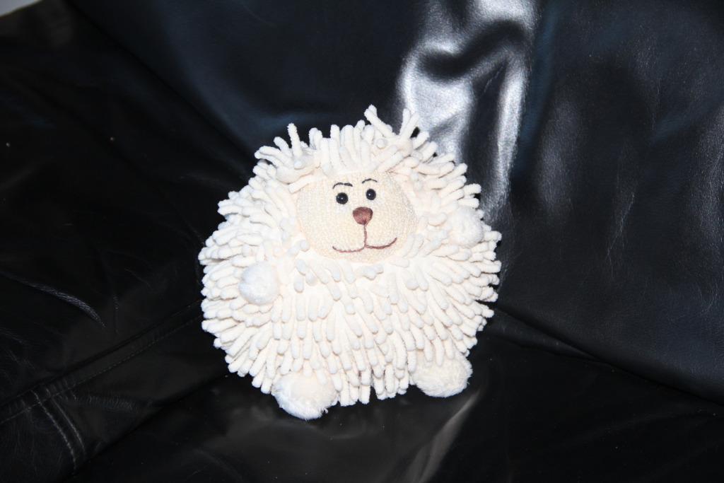 Peluche mouton en boule La Galleria, Enlèvement ou Envoi, Comme neuf, Blanc, Autres types