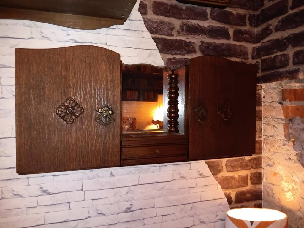 Belle armoire de toilette., Antiquités & Art, Enlèvement ou Envoi