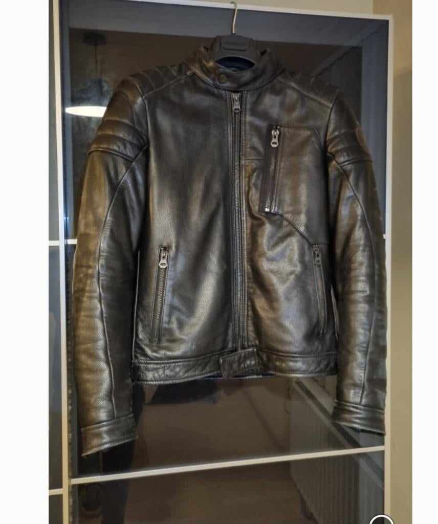 Rev'it naples motorjas, Ophalen, Tweedehands, Jas | leer, REV’IT!