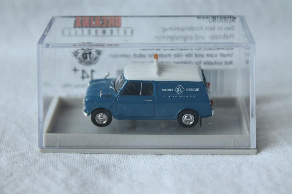 1:87 Brekina 15360 Austin Mini Van RAC Radio Rescue, Enlèvement ou Envoi, Neuf, Voiture, Brekina