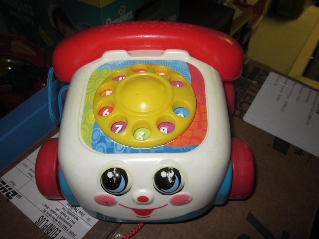 FISHER PRICE Telefoon, Kinderen en Baby's, Speelgoed | Fisher-Price, Ophalen of Verzenden, Zo goed als nieuw, Duw- of Trekspeelgoed