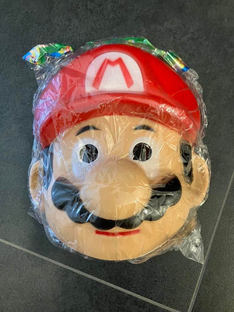 Verkleed masker Mario Bros nieuw, Kinderen en Baby's, Carnavalskleding en Verkleedspullen, Ophalen of Verzenden, Zo goed als nieuw