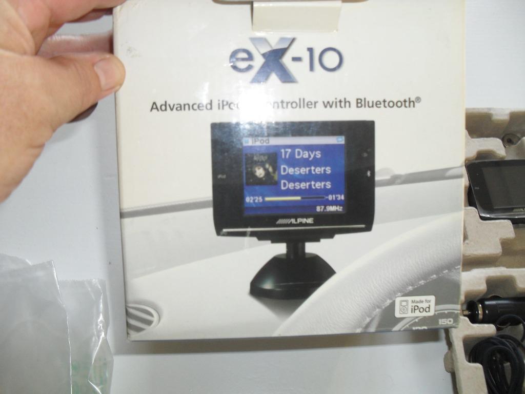 alpine ex 10 ipod en bleutooth ontvanger, Autos : Divers, Autoradios, Enlèvement, Comme neuf