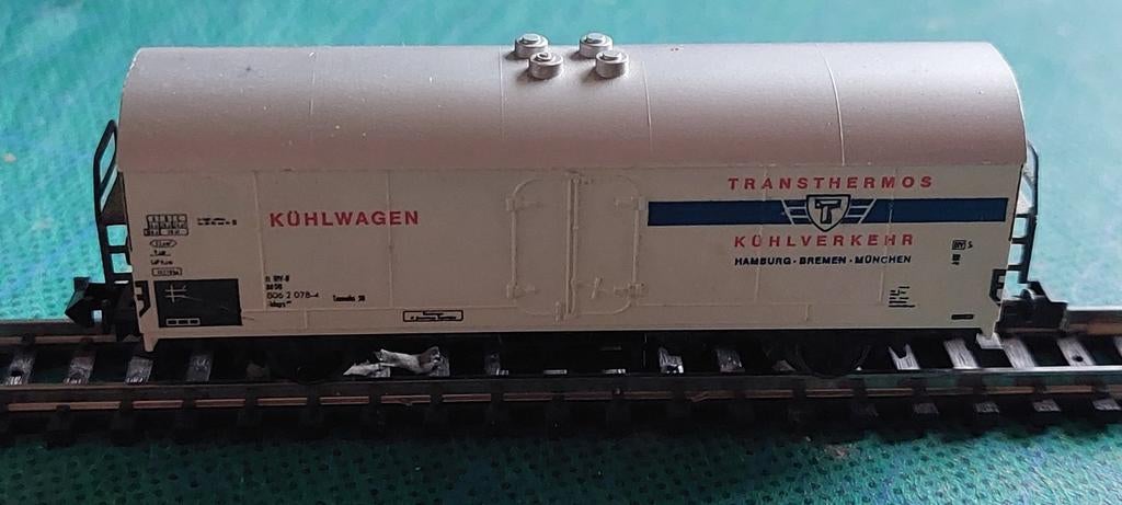 NLK 0105 FLEISCHMANN KOELWAGON 1/160, Gelijkstroom, Fleischmann, Wagon, Ophalen of Verzenden