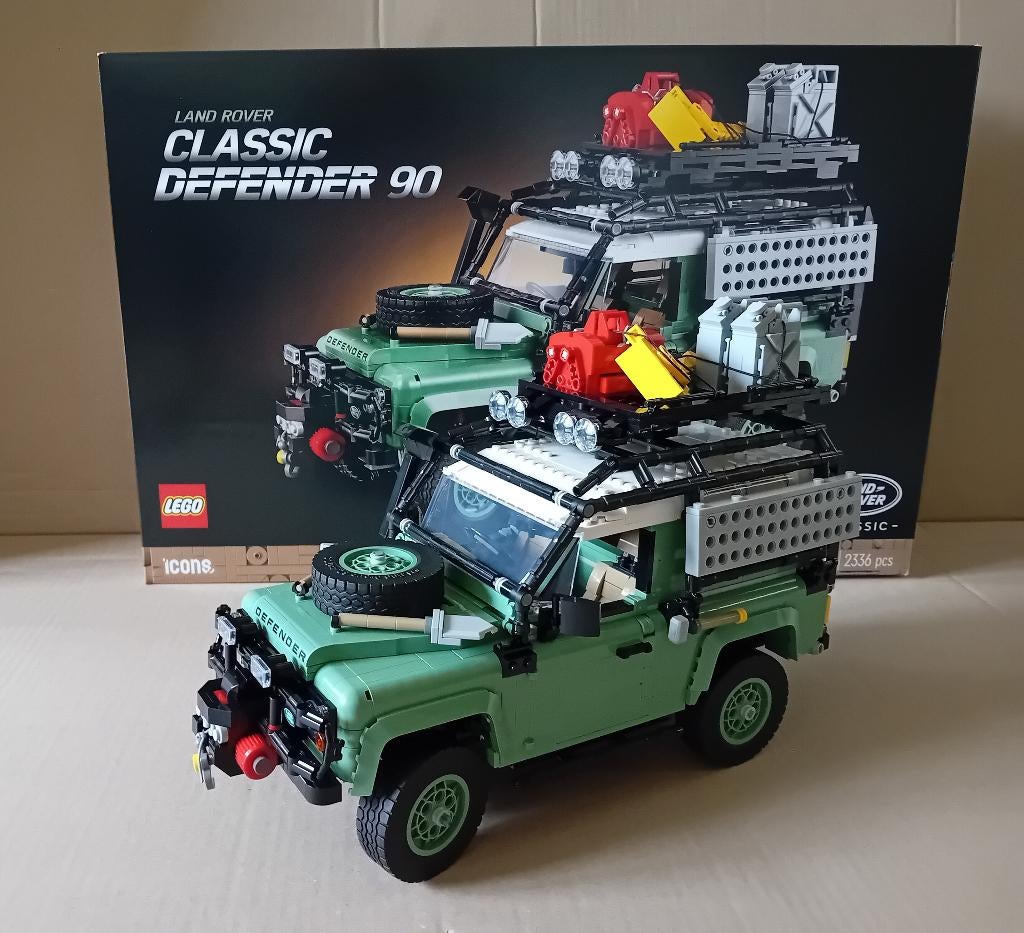 Lego 10317 Icons Land Rover Classic Defender 90, Ophalen, Zo goed als nieuw, Complete set, Lego