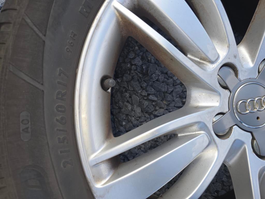 KIT HIVER JANTES AUDI PNEUS DUNLOP 215/60 R17 96H, Enlèvement ou Envoi