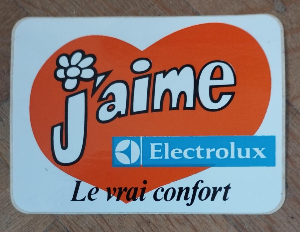 Sticker jaren 70 ELECTROLUX, Verzenden, Zo goed als nieuw, Overige typen