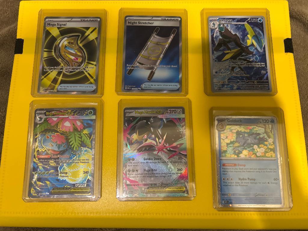 Pokemon ex en full art set Mega Evolution, Ophalen of Verzenden, Nieuw, Meerdere kaarten