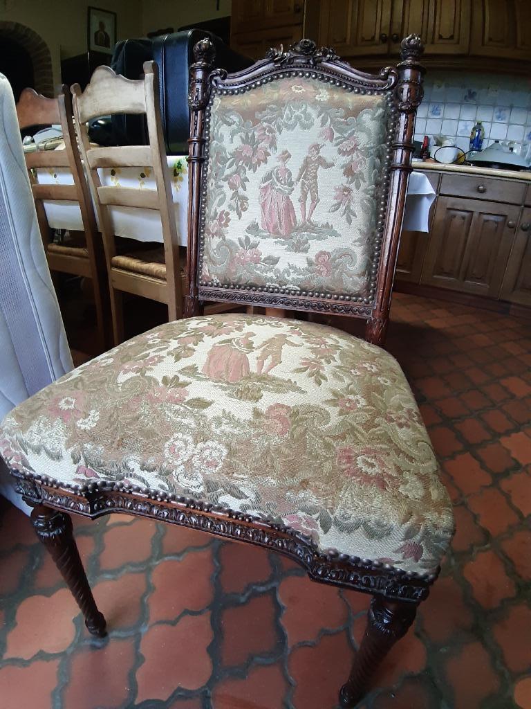antieke stoel Louis XV, Enlèvement