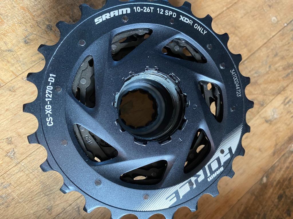 Nieuwe SRAM Force XDR 12 speed cassette +ketting, Fietsen en Brommers, Ophalen of Verzenden, Nieuw, Derailleur of Ketting, Sram force axs