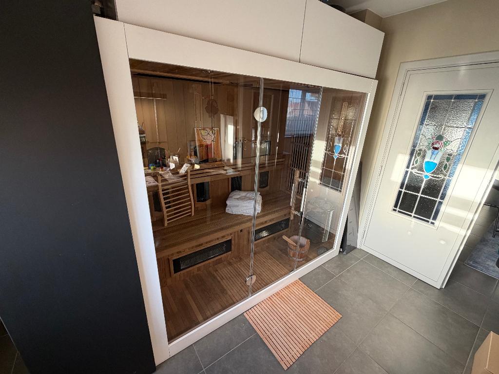 Sauna te koop combinatie infrarood / fins, Ophalen, Zo goed als nieuw, Infrarood, Complete sauna