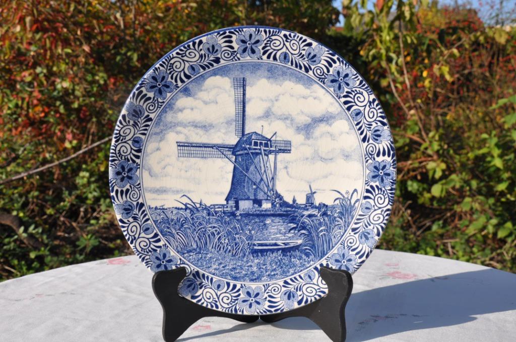 §  plat mural delft decor moulin (29), Ophalen of Verzenden