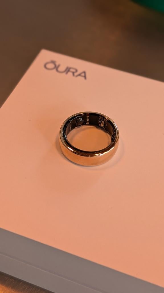 Oura Ring (gen3) - Horizon Rose Gold - maat 12, Enlèvement ou Envoi