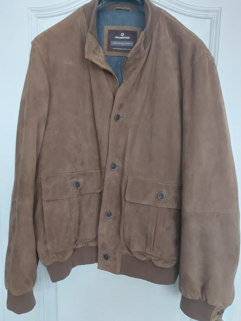 Vest Milestone in suede leder maat xl 54, Ophalen of Verzenden, Zo goed als nieuw, Maat 52/54 (L)