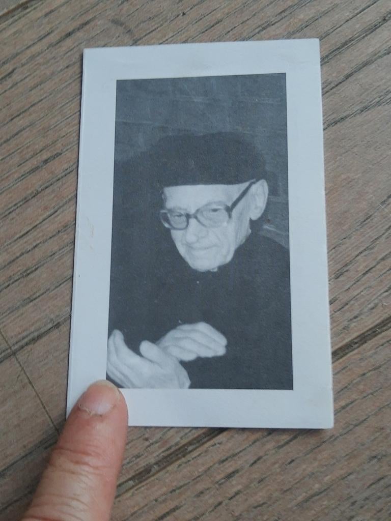 Bp broeder Frans Smets, kruisheer, 60 j. Klooster, Verzamelen, Bidprentjes en Rouwkaarten, Ophalen of Verzenden