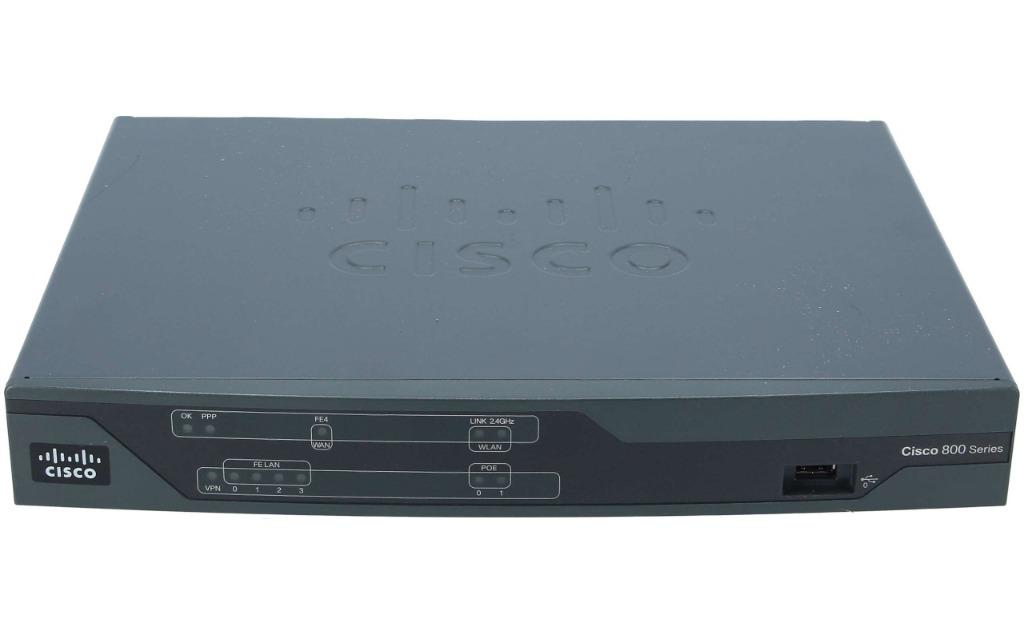 CISCO 861 Integrated Services Router ONGEBRUIKT, Computers en Software, Ophalen of Verzenden, Zo goed als nieuw, Router, Cisco