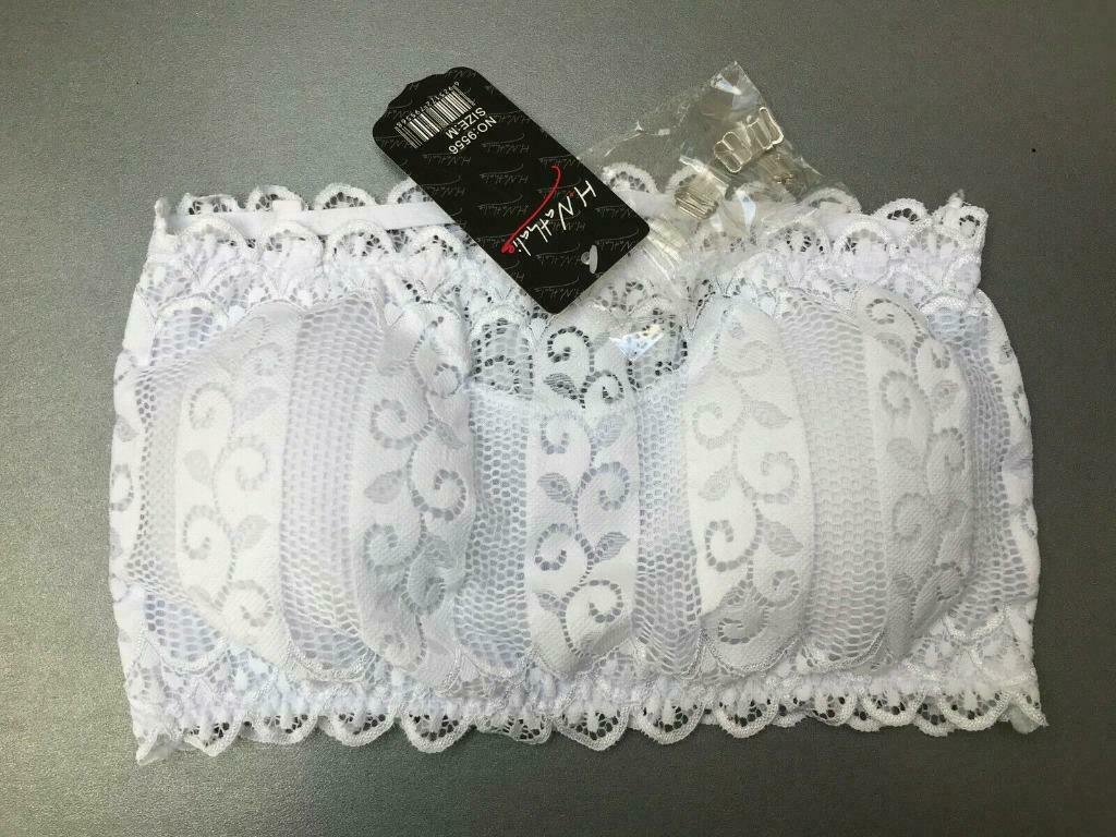 Bandeau blanc en dentelle H. Nathalie lingerie - Taille M -, H. Nathalie lingerie, Enlèvement ou Envoi, Blanc, Soutien-gorge