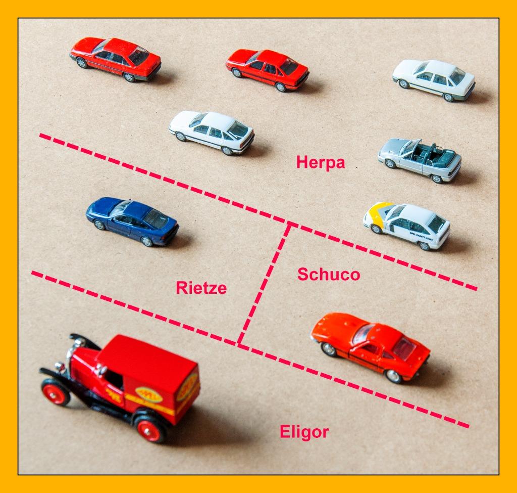 Opel miniaturen : schaal  1:87  -  1:66  -  1:43, Verzenden, Herpa