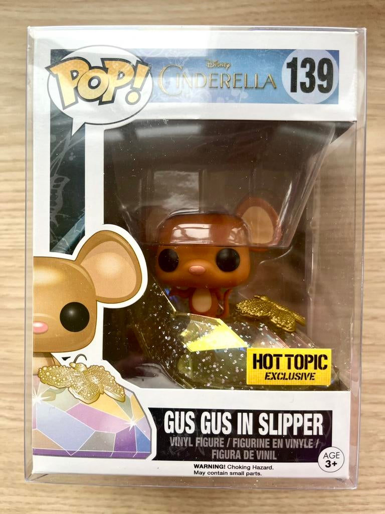 Funko Pop Cinderella #139 Gus Gus in Slipper, Verzamelen, Ophalen of Verzenden, Zo goed als nieuw