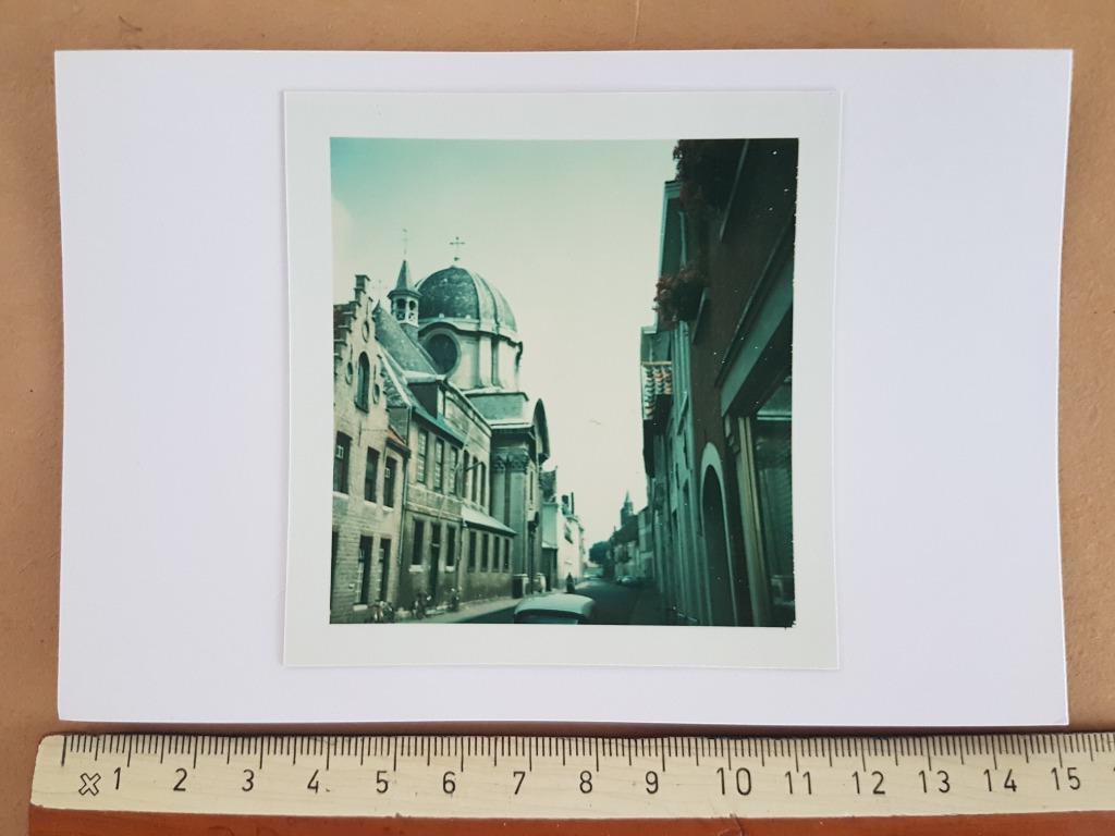 Foto Brugge Kloosterkerk ( hier overleed Guido Gezelle ), Verzamelen, Gebruikt, 1980 tot heden, Foto, Ophalen of Verzenden