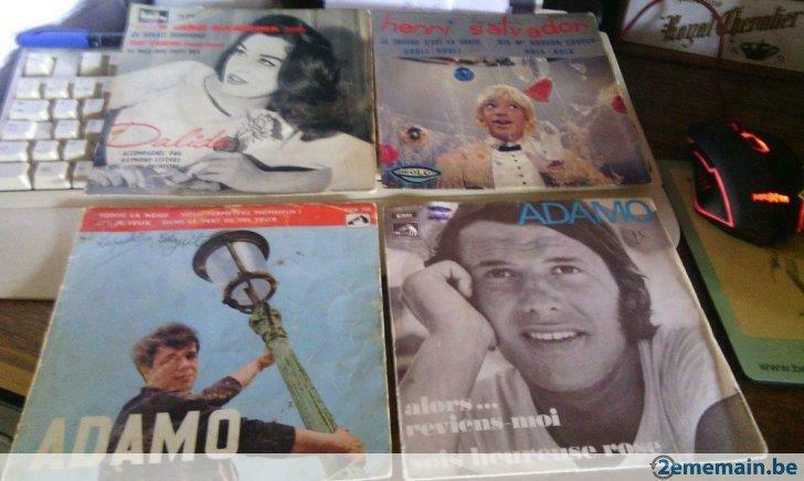 Lot vinyles 45 tours artistes divers, CD & DVD, Enlèvement ou Envoi, Utilisé