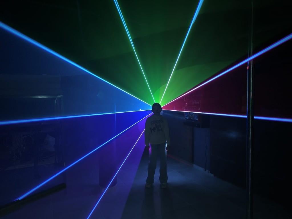 Nieuwe First Class 16W Fullcolor Laser 50kpps, Ilda, Dmx,, Ophalen of Verzenden, Nieuw, Complete set