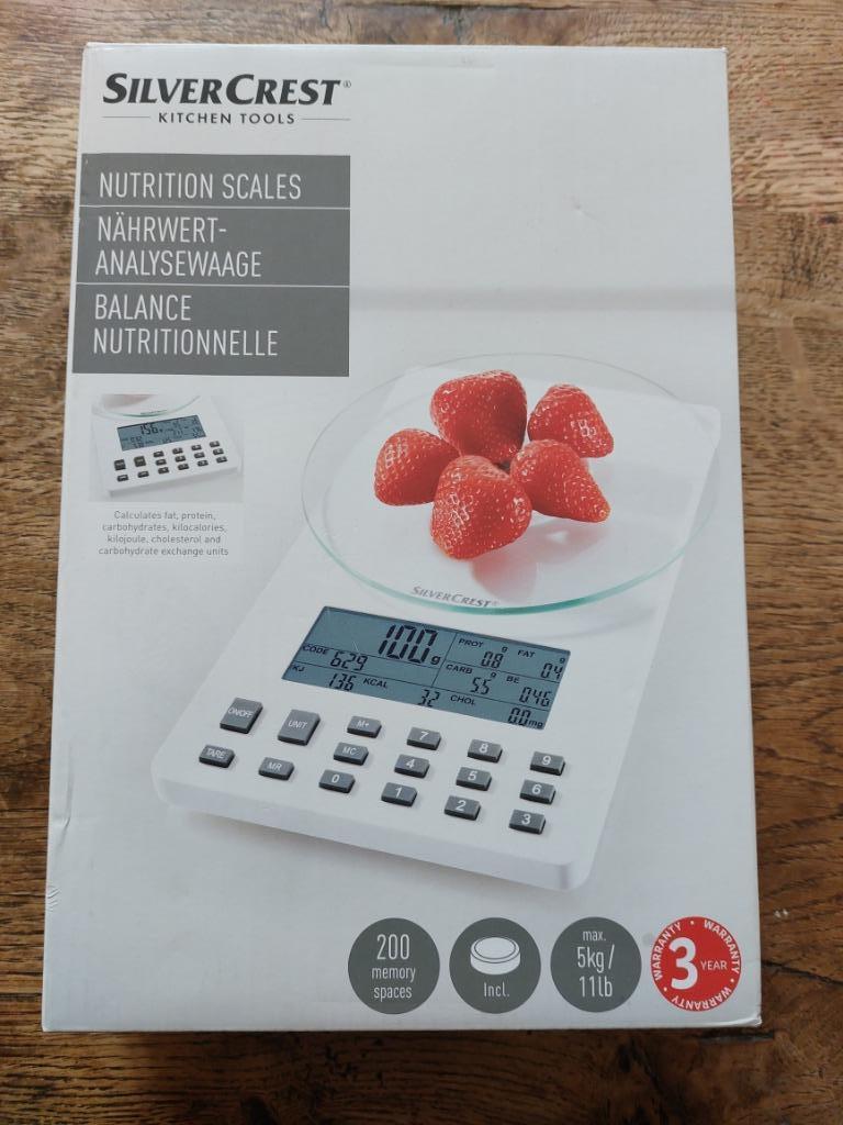 Balance nutritionnelle, Enlèvement ou Envoi, Balance de cuisine, Plus fin que 1 gramme, Neuf