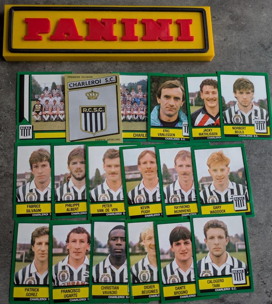 PANINI FOOTBALL 89  SP.CHARLEROI 18 STICKERS 1989, Verzenden, Nieuw