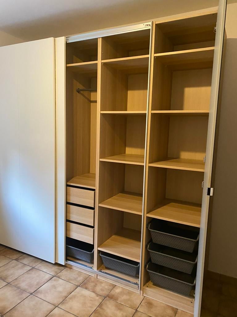 Dressing IKEA PAX état neuf porte coulissante, Enlèvement, Comme neuf