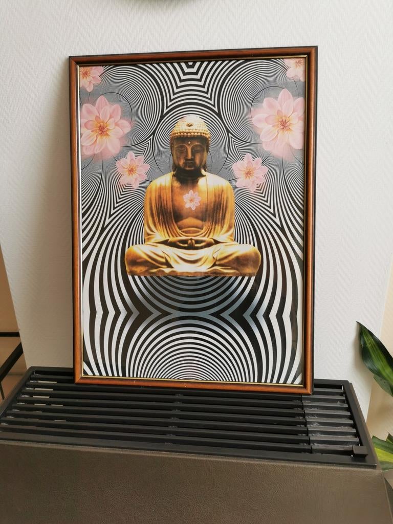 peinture bouddha, Antiquités & Art, Art | Peinture | Moderne, Enlèvement ou Envoi