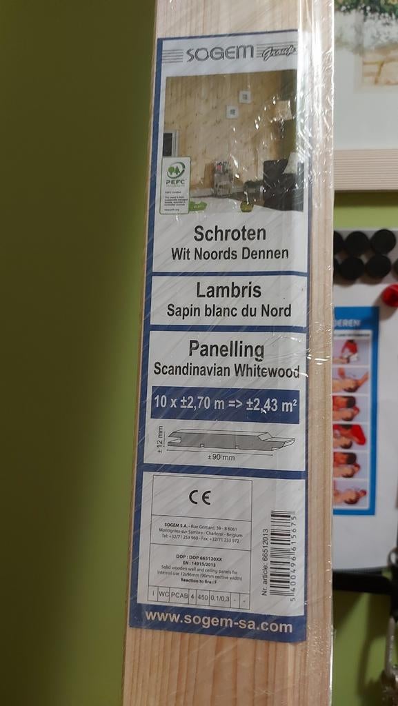 Wit noords den schroten, Ophalen, Nieuw, Hout, Minder dan 20 mm
