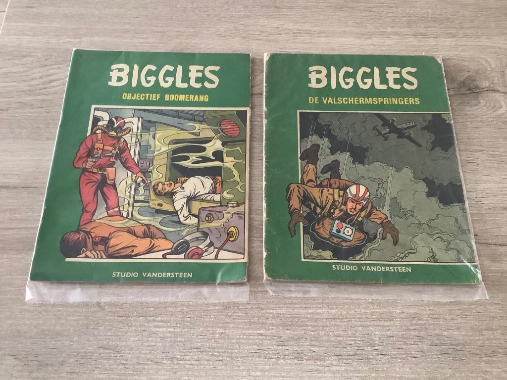 Biggles verschillende strips (1968), Gelezen, Willy Vandersteen, Ophalen of Verzenden, Meerdere stripboeken