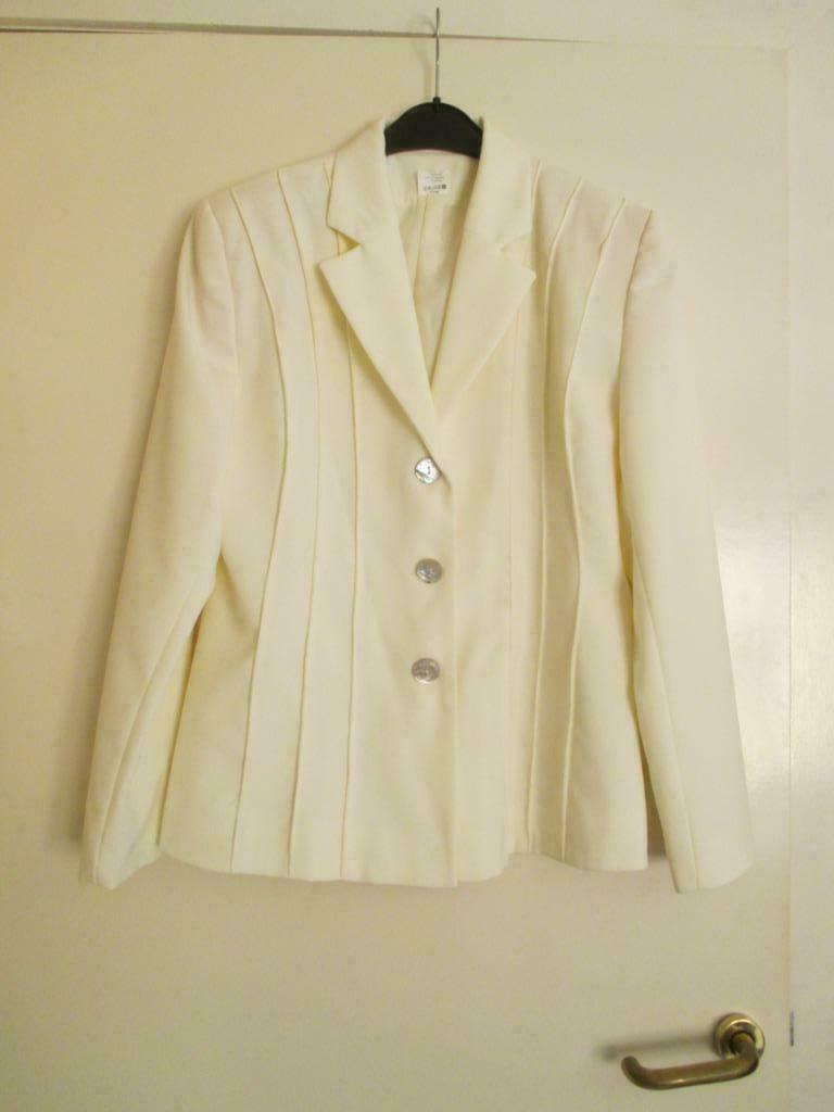 Veste couleur écru taille 40, Enlèvement ou Envoi, Comme neuf, Taille 38/40 (M), Manteau