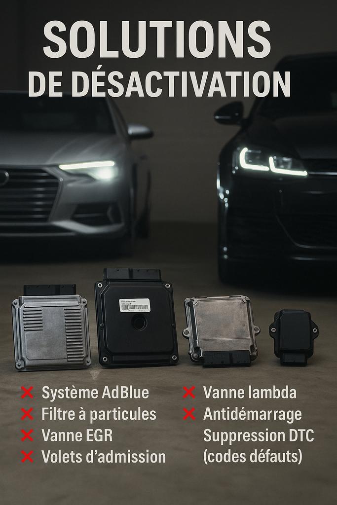 PROMO : DÉSACTIVATION EGR, FAP, ADBLUE, DTC, REPROGRAMMATION
