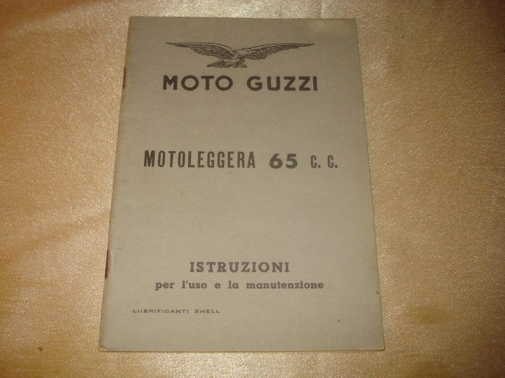 MOTO GUZZI Motoleggera 65CC Manuel Entretien et Manutention, Ophalen of Verzenden, Moto Guzzi