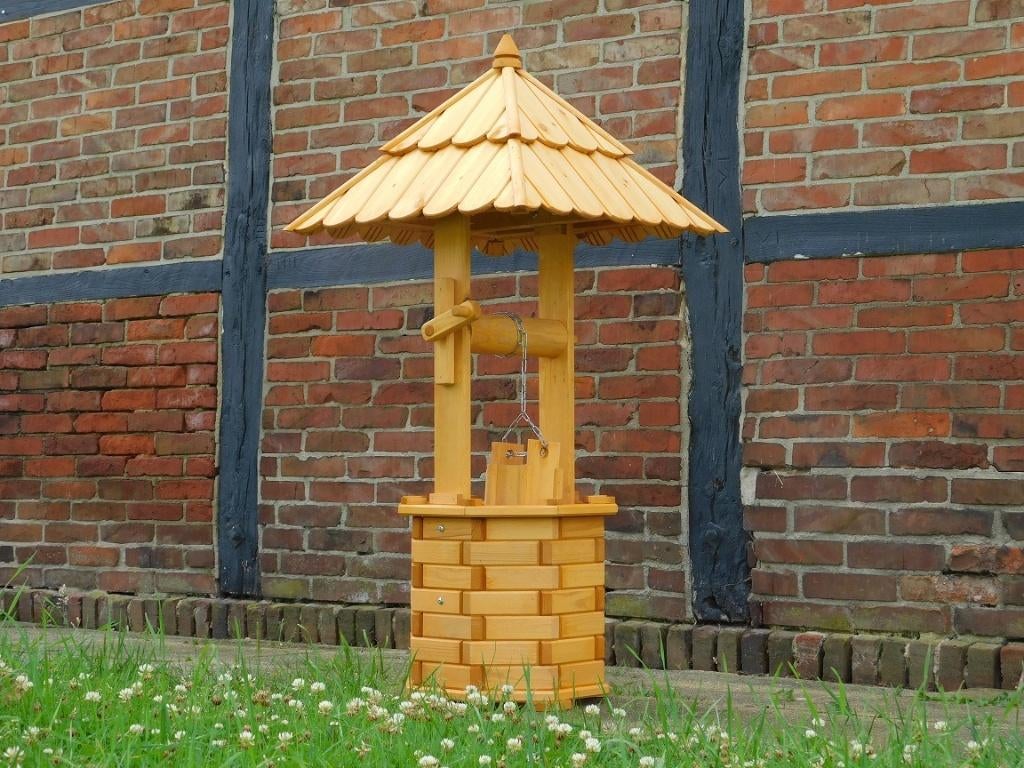 Decoratieve Waterput - 130 cm - Hout, Ophalen of Verzenden, Overige materialen, Overige typen