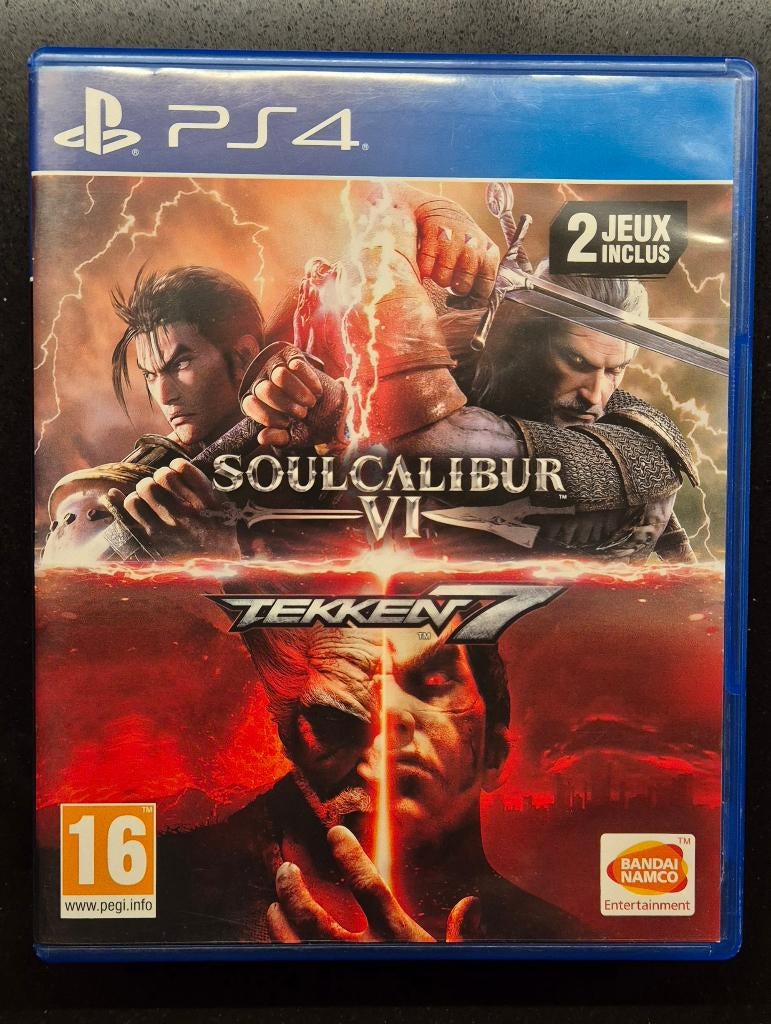 SoulCalibur VI & Tekken 7 - PS4, Games en Spelcomputers, Gebruikt, Vechten, 2 spelers, Ophalen of Verzenden