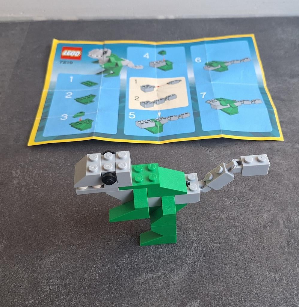 LEGO 7219: De dinosaurus, Ophalen of Verzenden, Zo goed als nieuw, Complete set, Lego