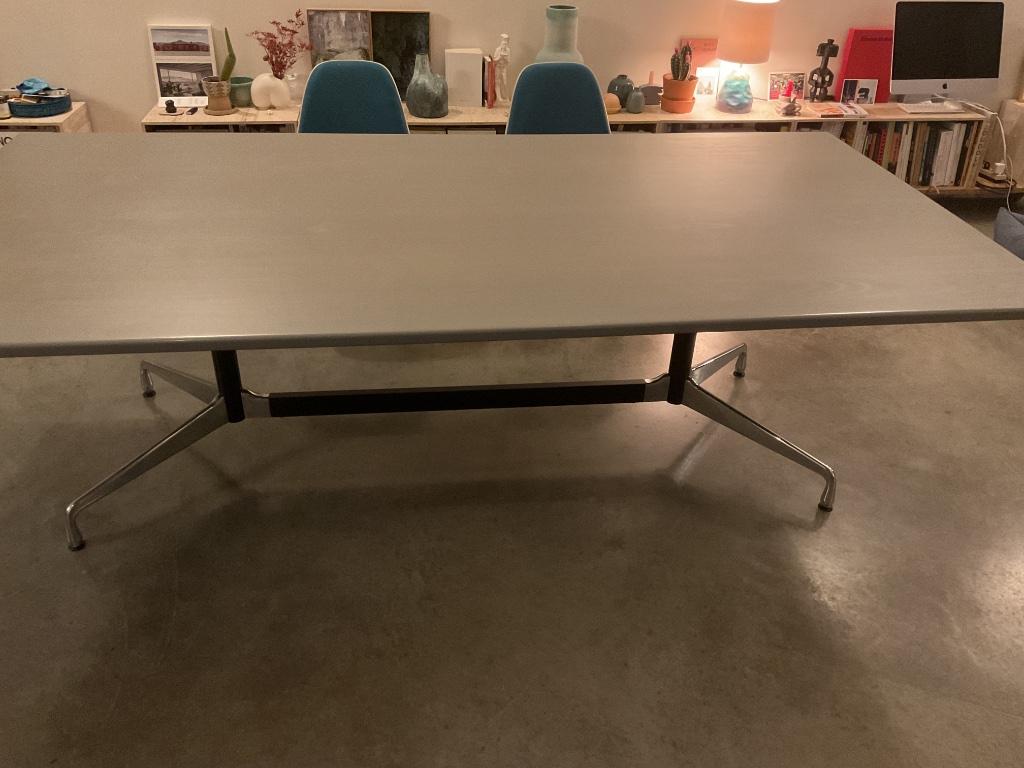 Vintage Eames segmented tafel, Huis en Inrichting, Ophalen, Gebruikt, 100 tot 150 cm, 200 cm of meer