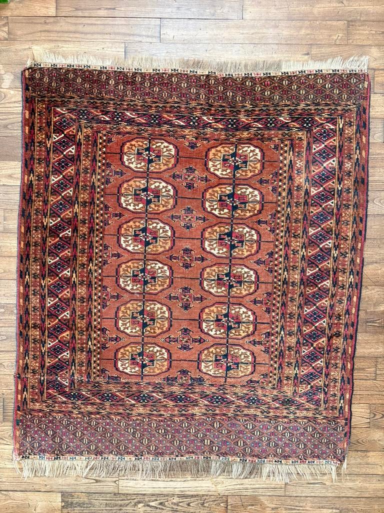 Tapis d’Iran - Persan Turkaman 146x110 cm, 150 à 200 cm, 100 à 150 cm, Enlèvement, Rectangulaire