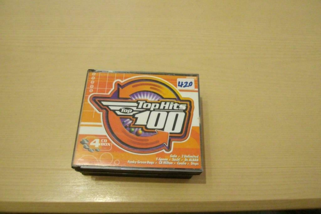 top hits top 100  4 cd-box, Enlèvement ou Envoi