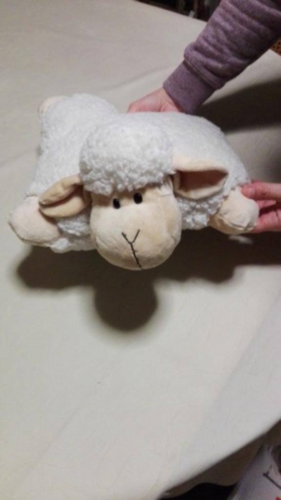 knuffel schaapkussen schaap kussen, Ophalen of Verzenden, Nieuw