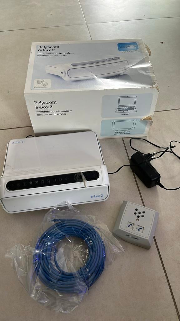 Modem Belgacom b-box 2, Gebruikt