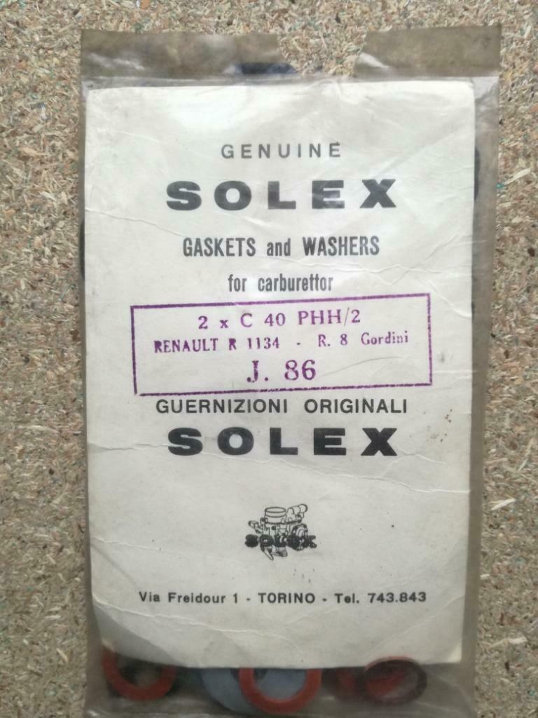 RENAULT 8 GORDINI R1134 - CARBU PAKKINGSET - NIEUW - SOLEX, Ophalen of Verzenden, Nieuw, Renault