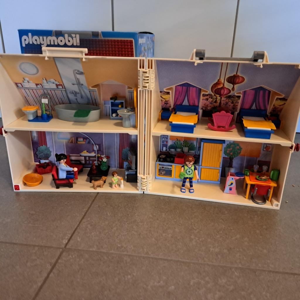 Playmobil 5167 Dollhouse Mijn meeneempoppenhuis, Enlèvement, Utilisé, Ensemble complet