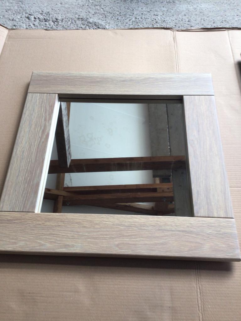 Miroir chêne blanchi, Enlèvement, Comme neuf