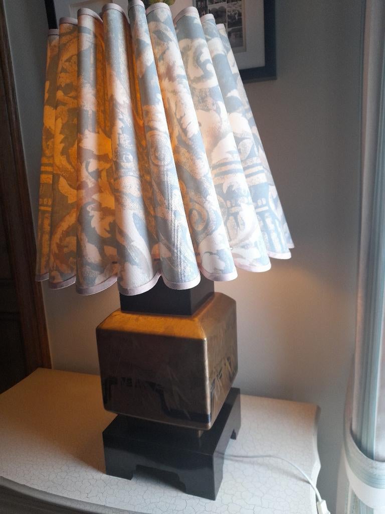 Stijlvolle lampkap brons, Ophalen