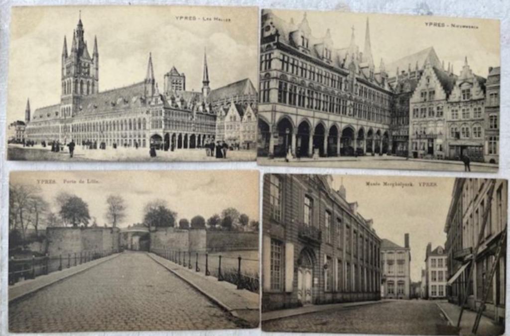11 cartes postales anciennes Ypres, Enlèvement ou Envoi, Avant 1920, Non affranchie, Flandre Occidentale