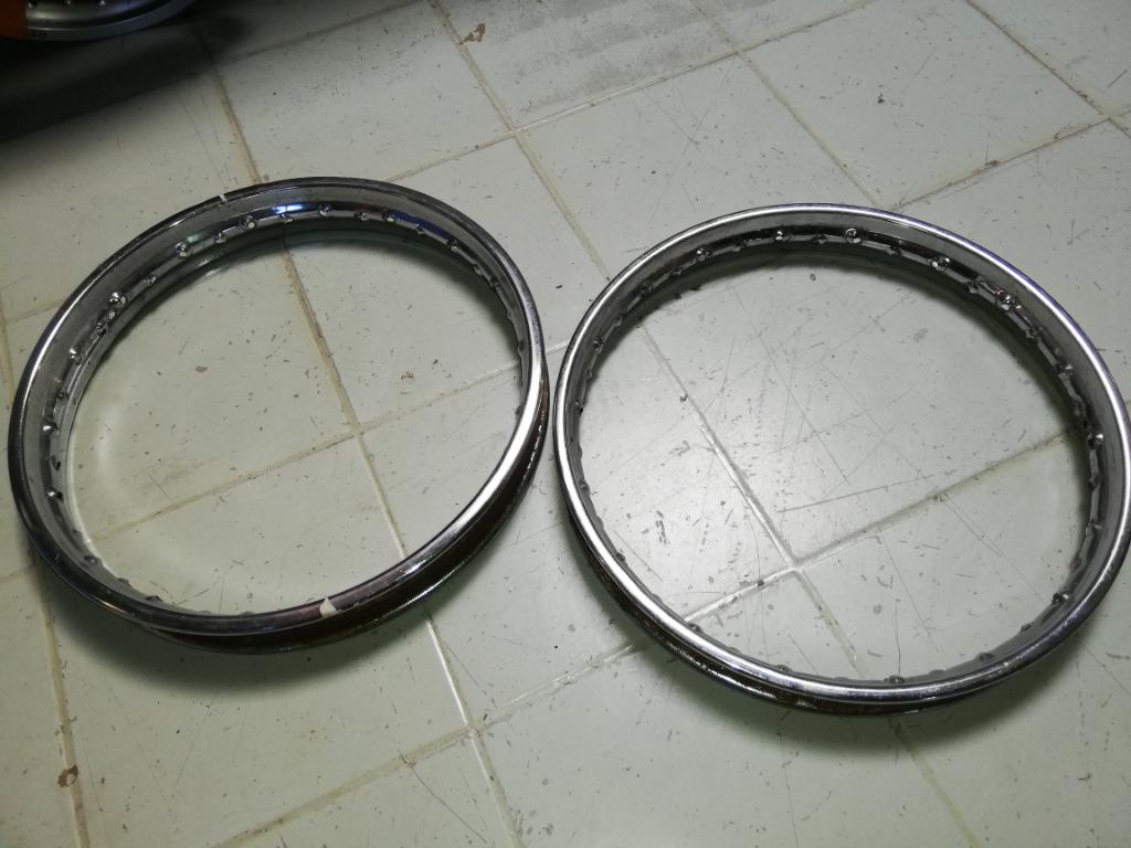 honda cb 350 four set velgen rims, Enlèvement ou Envoi, Utilisé